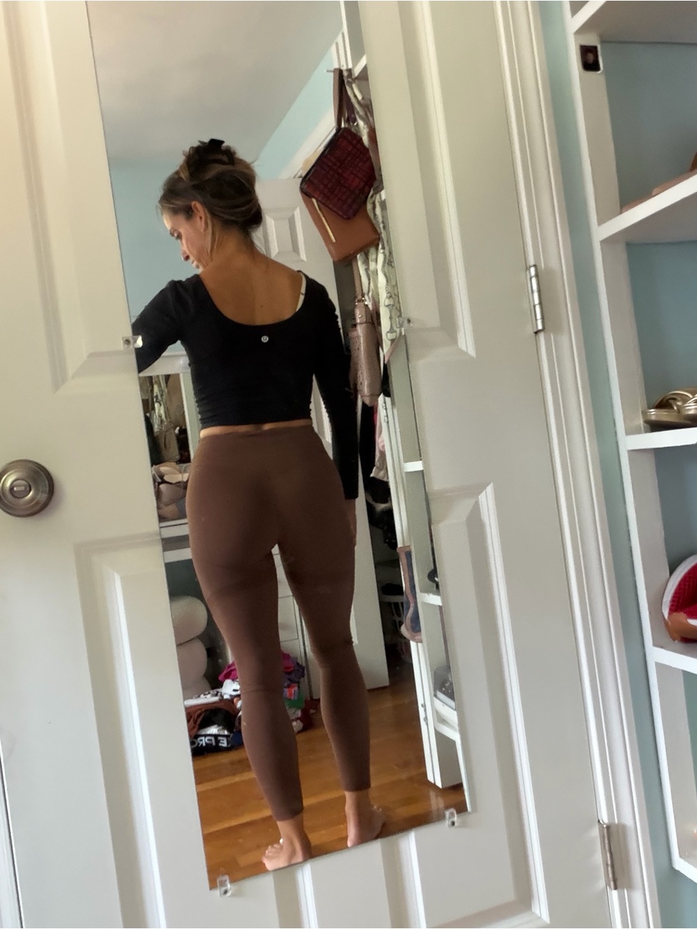 Gymshark Whitney Simmons Brown High-Rise Sculpt Leggings